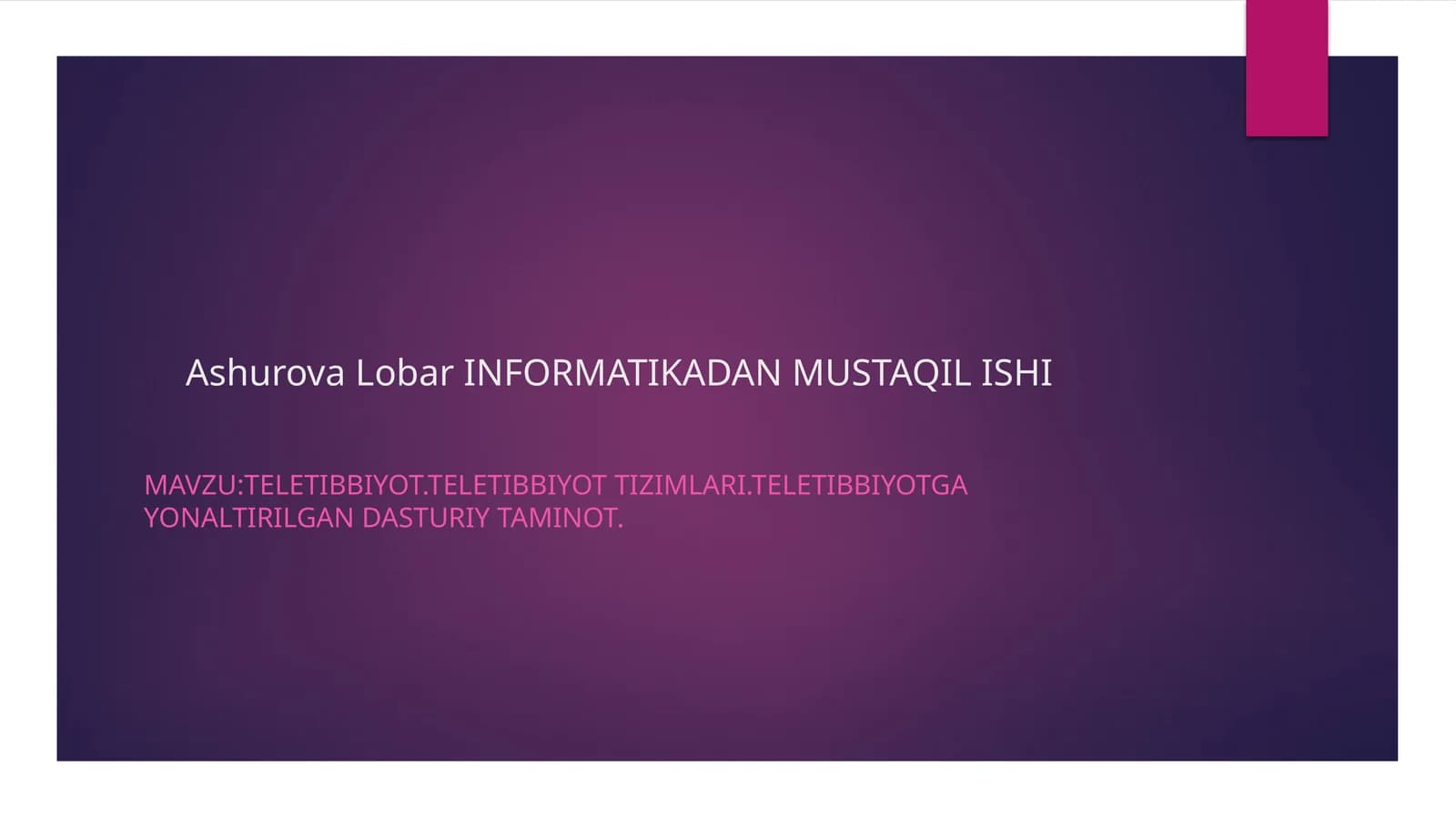 TELETIBBIYOT TIZIMLARI