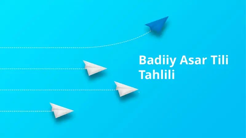 Badiiy Asar Tili Tahlili