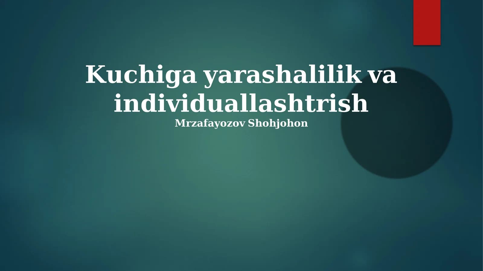 Muvaffaqiyatga Erishishda Shaxsiy Va Jamoaviy Yondashuvlar
