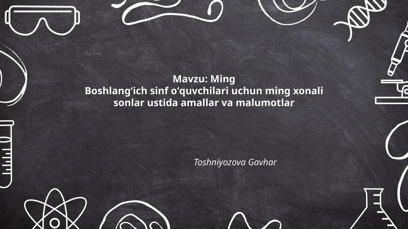 Ming xonali sonlar ustida amallar va malumotlar