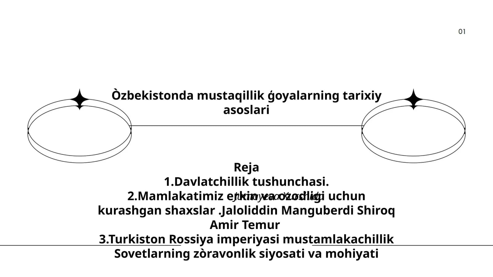 Òzbekistonda Mustaqillik Ģoyalarning Tarixiy Asoslari