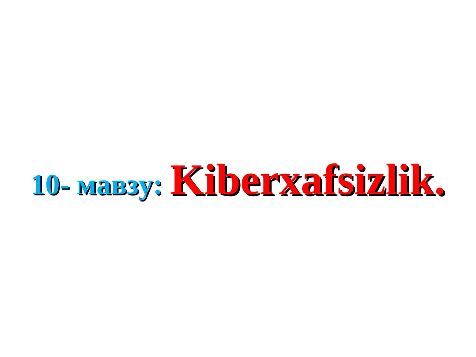 Kiberxafsizlik
