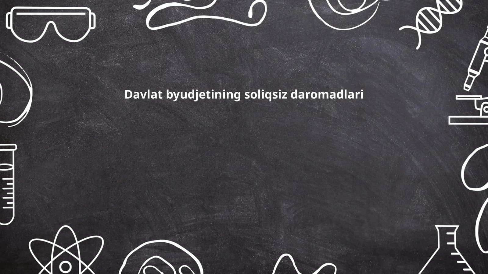 Davlat byudjetining soliqsiz daromadlari