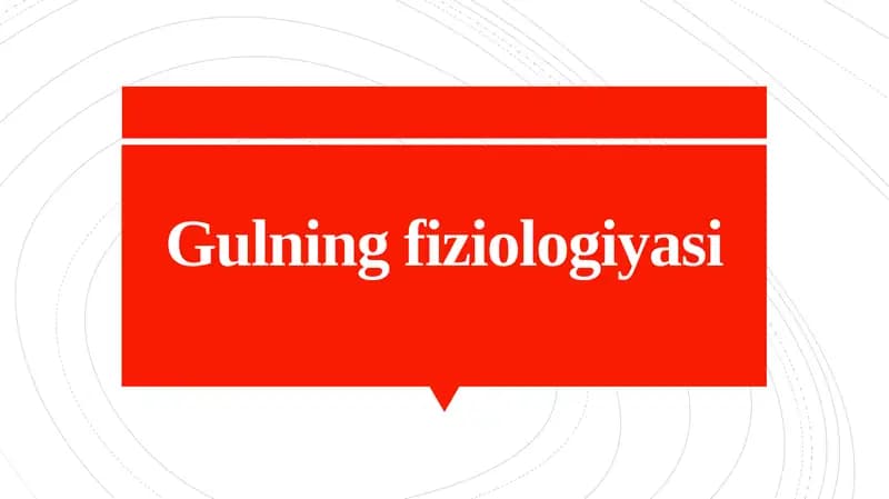 Gulning fiziologiyasi