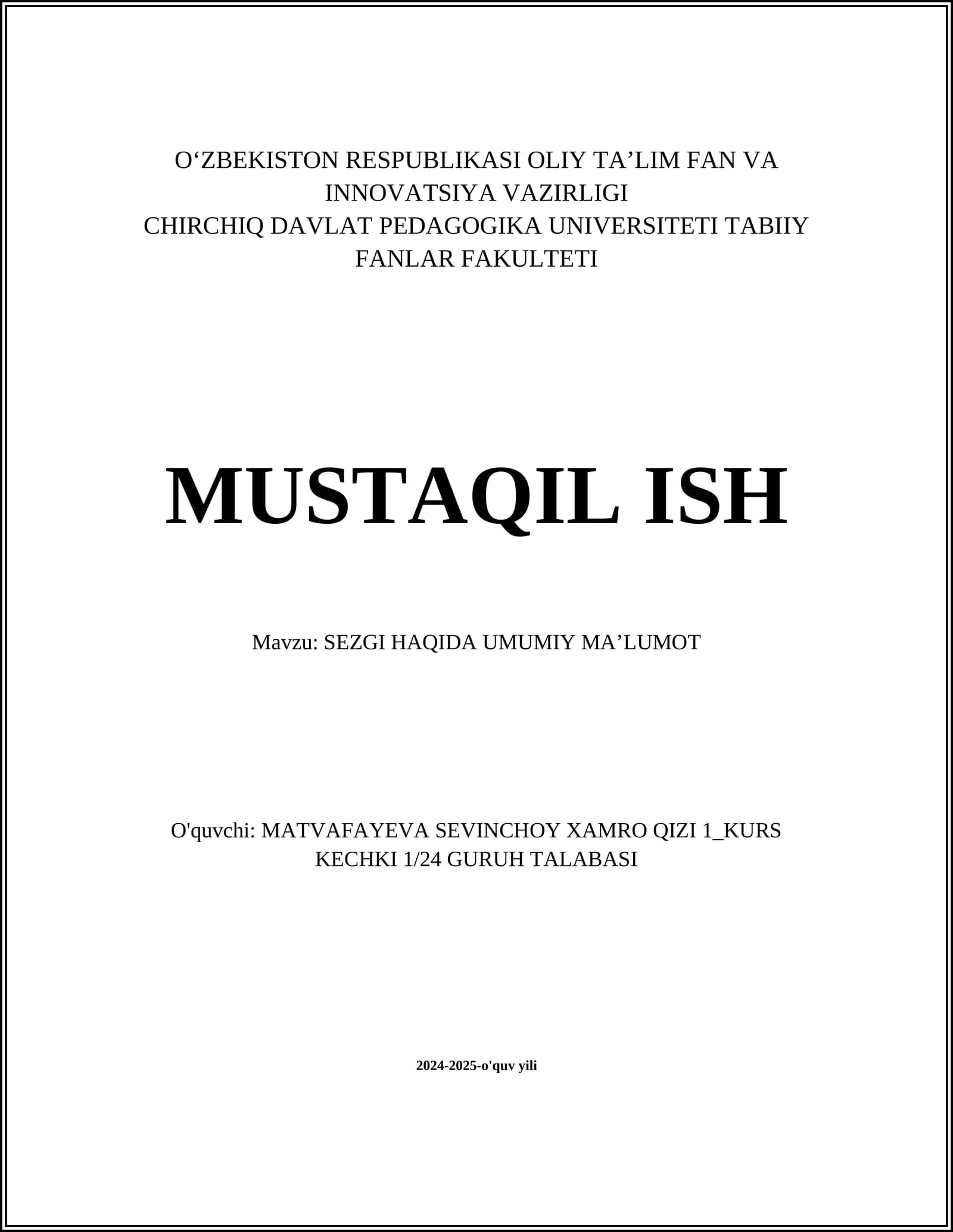 SEZGI TURLARI