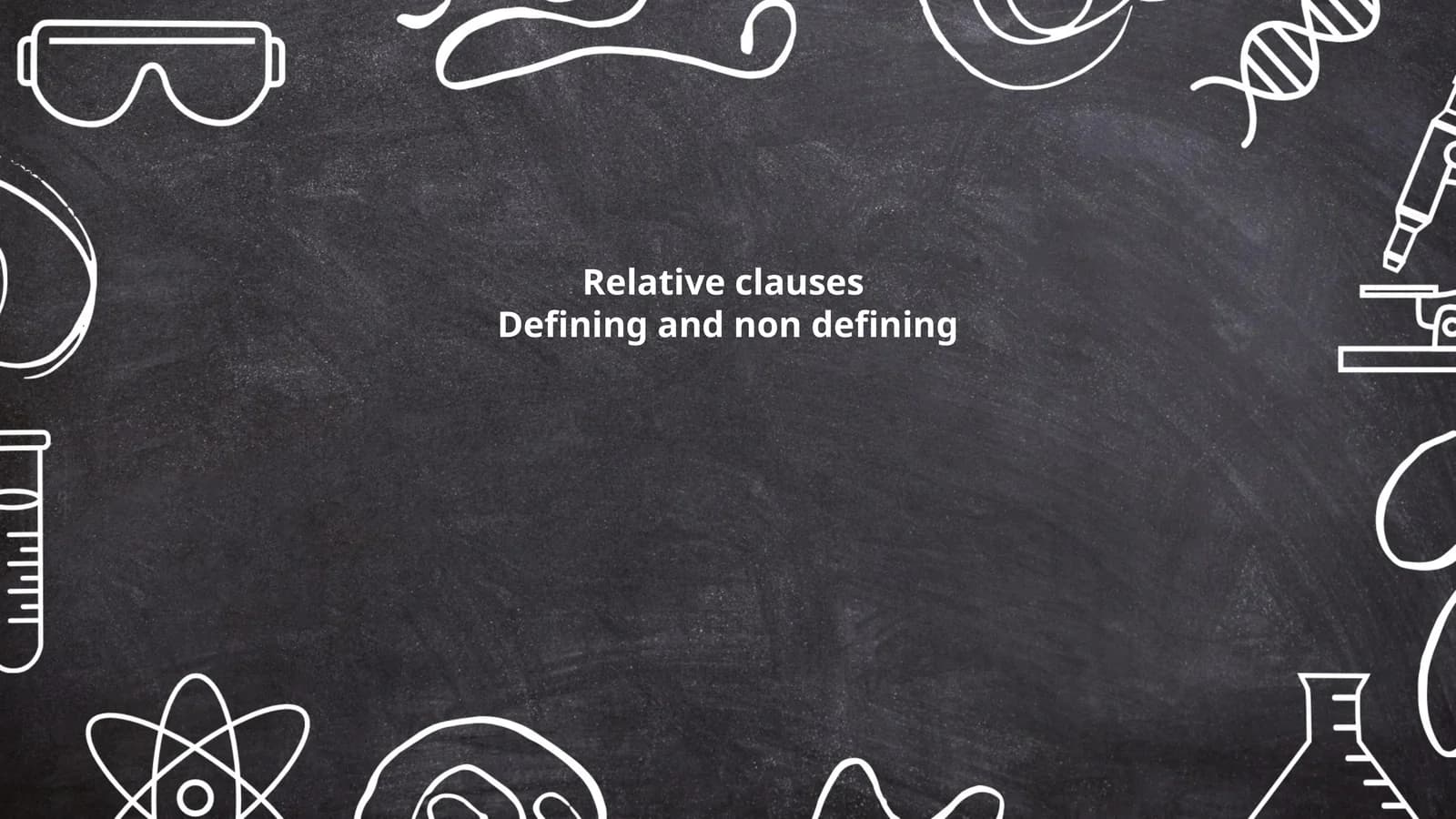 Defining Relative Clauses