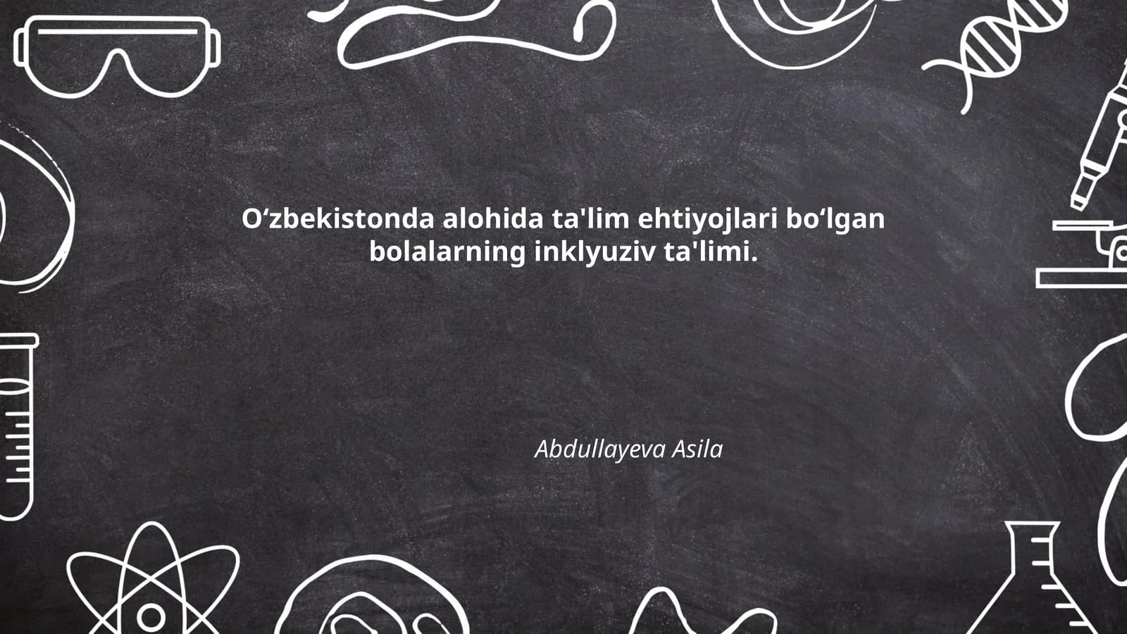 Inklyuziv ta'limning nazariy asoslari