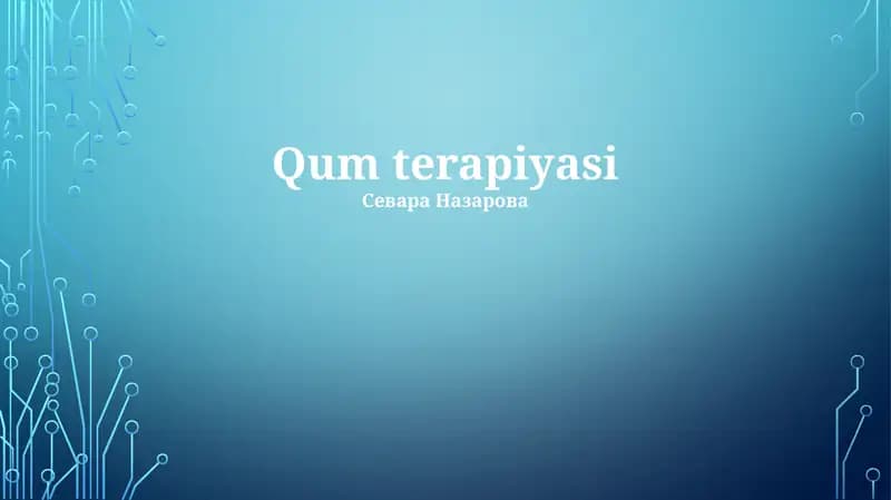 Qum terapiyasi