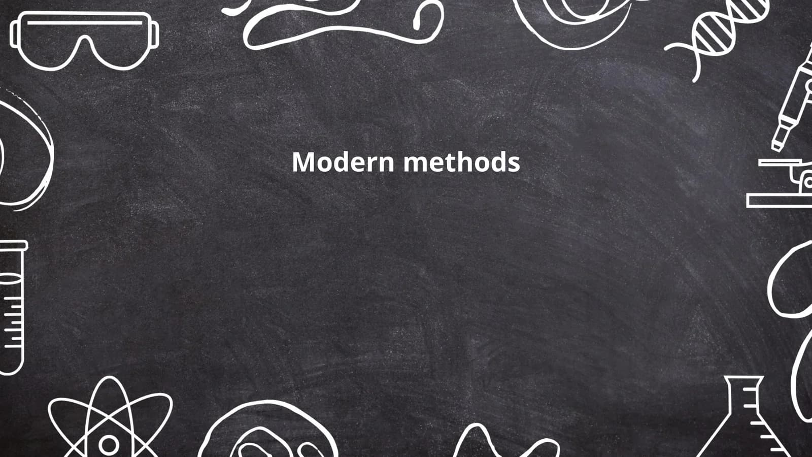 Modern methods