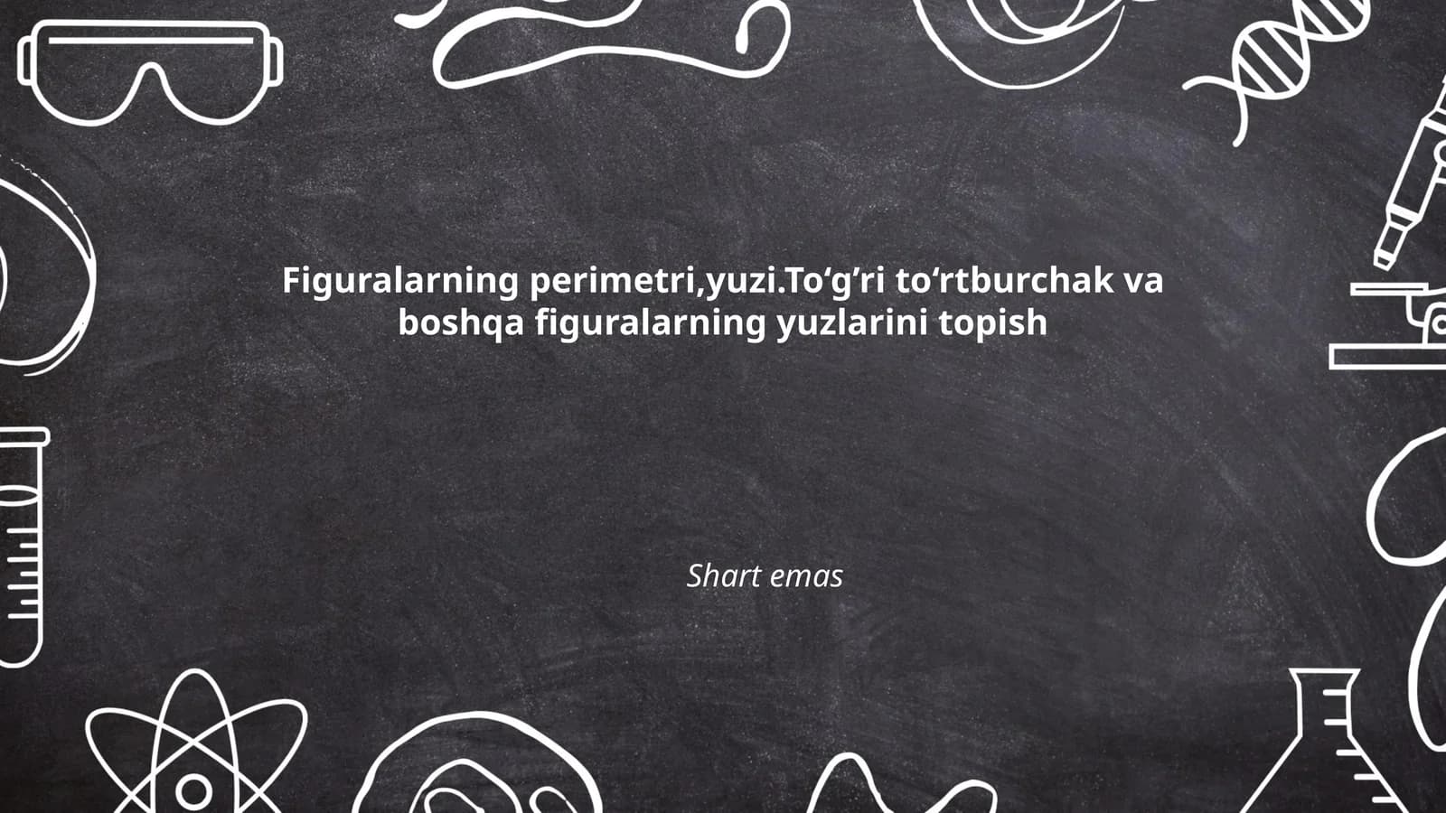 To'g'ri to'rtburchak perimetri va formulasi