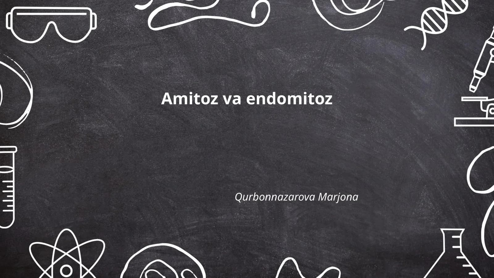 Amitoz va endomitoz