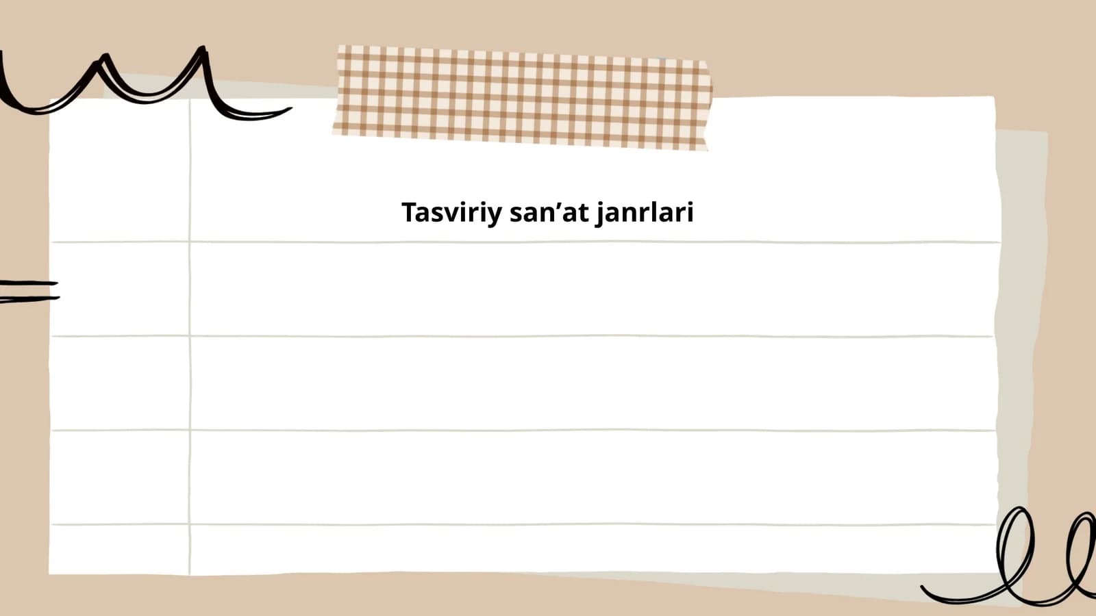 Tasviriy sanʼat janrlari