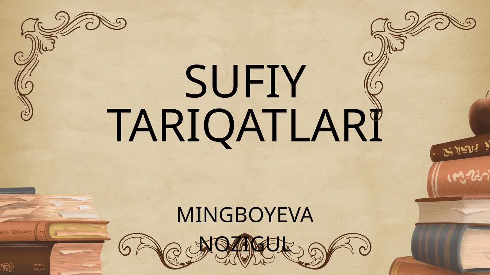 SUFIY TARIQATLARI