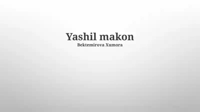 Yashil makon