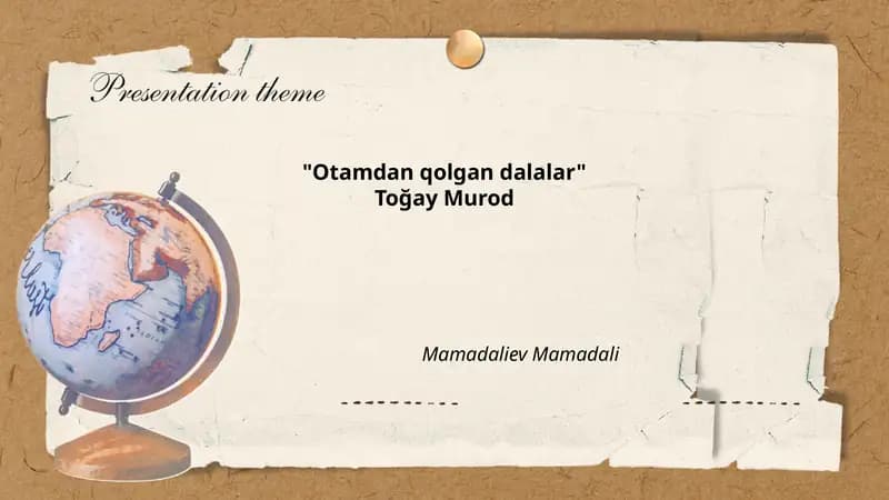 Otamdan qolgan dalalar