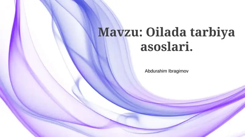 Oiladatarbiyaasoslari