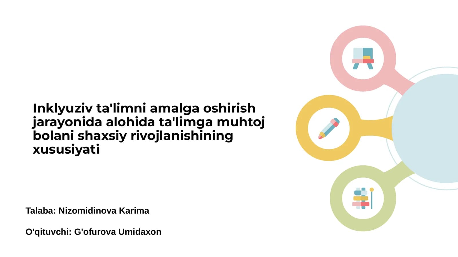 Inklyuziv ta'lim muammosi