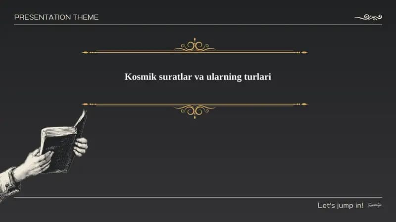 Kosmik suratlar va ularning turlari