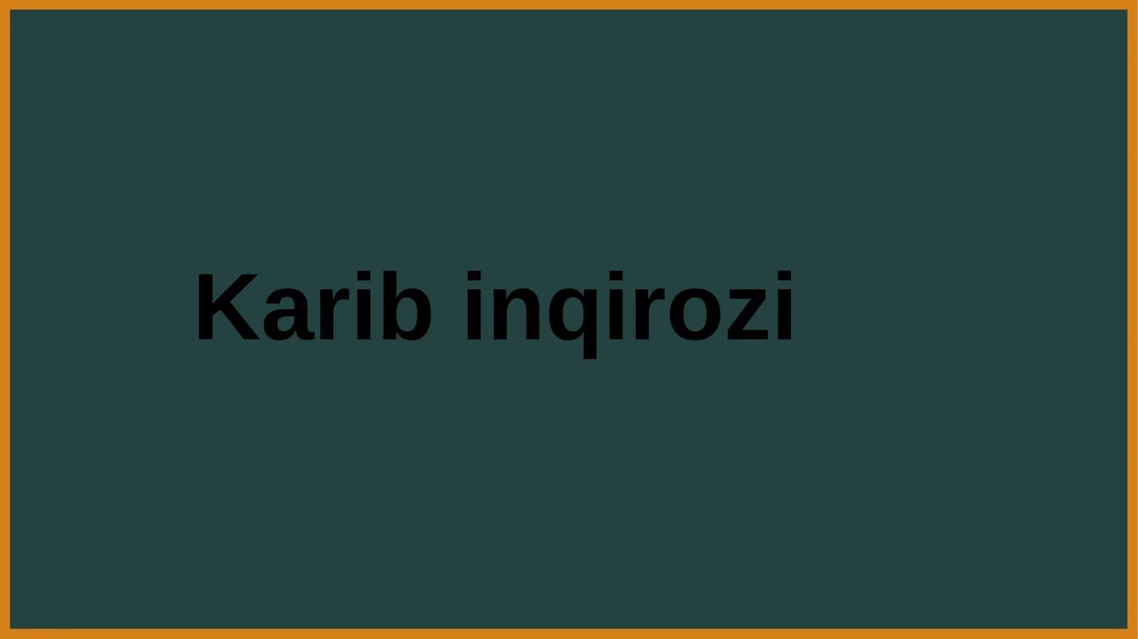 Karib inqirozi