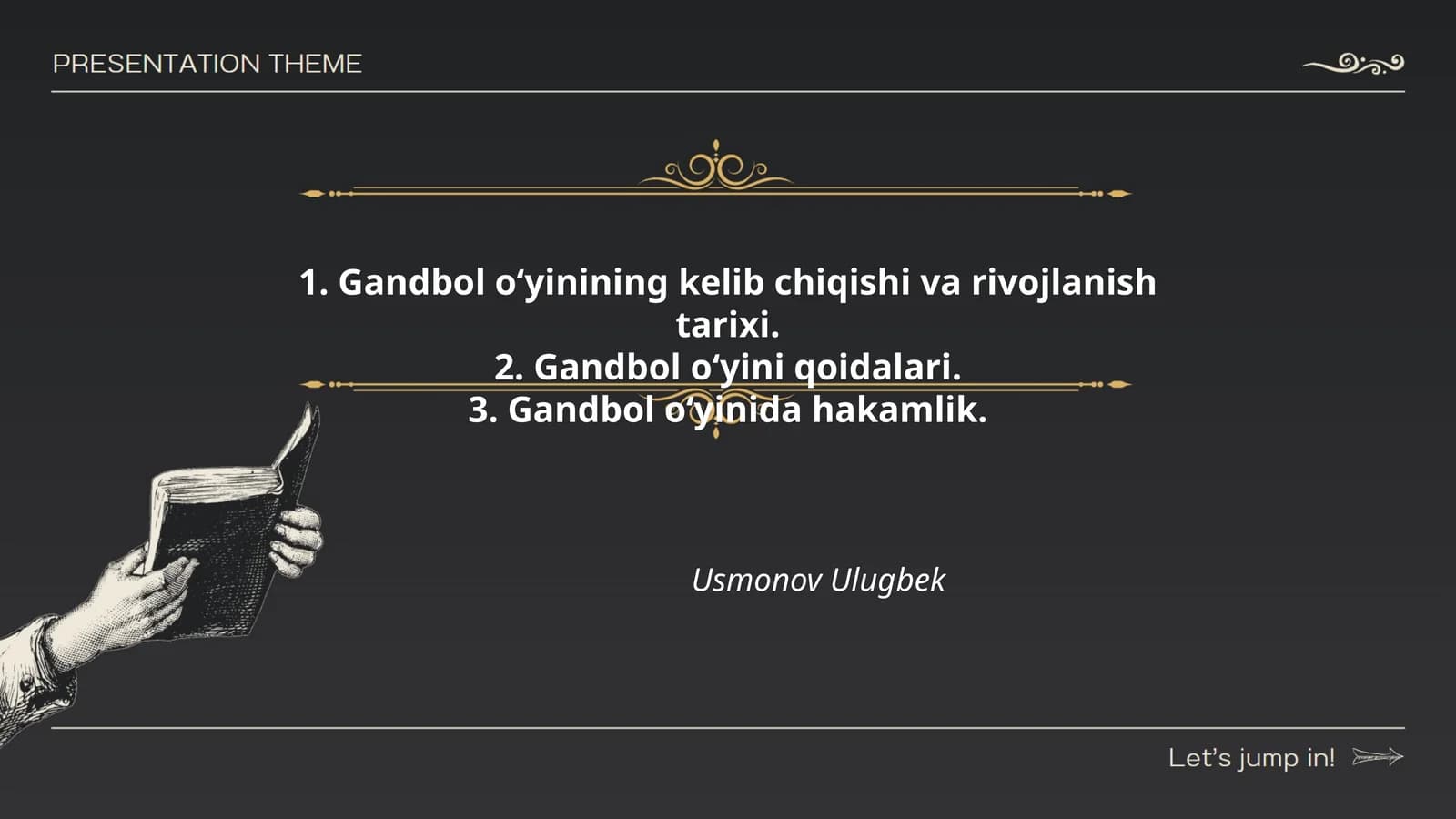 Gandbolning Tarixi