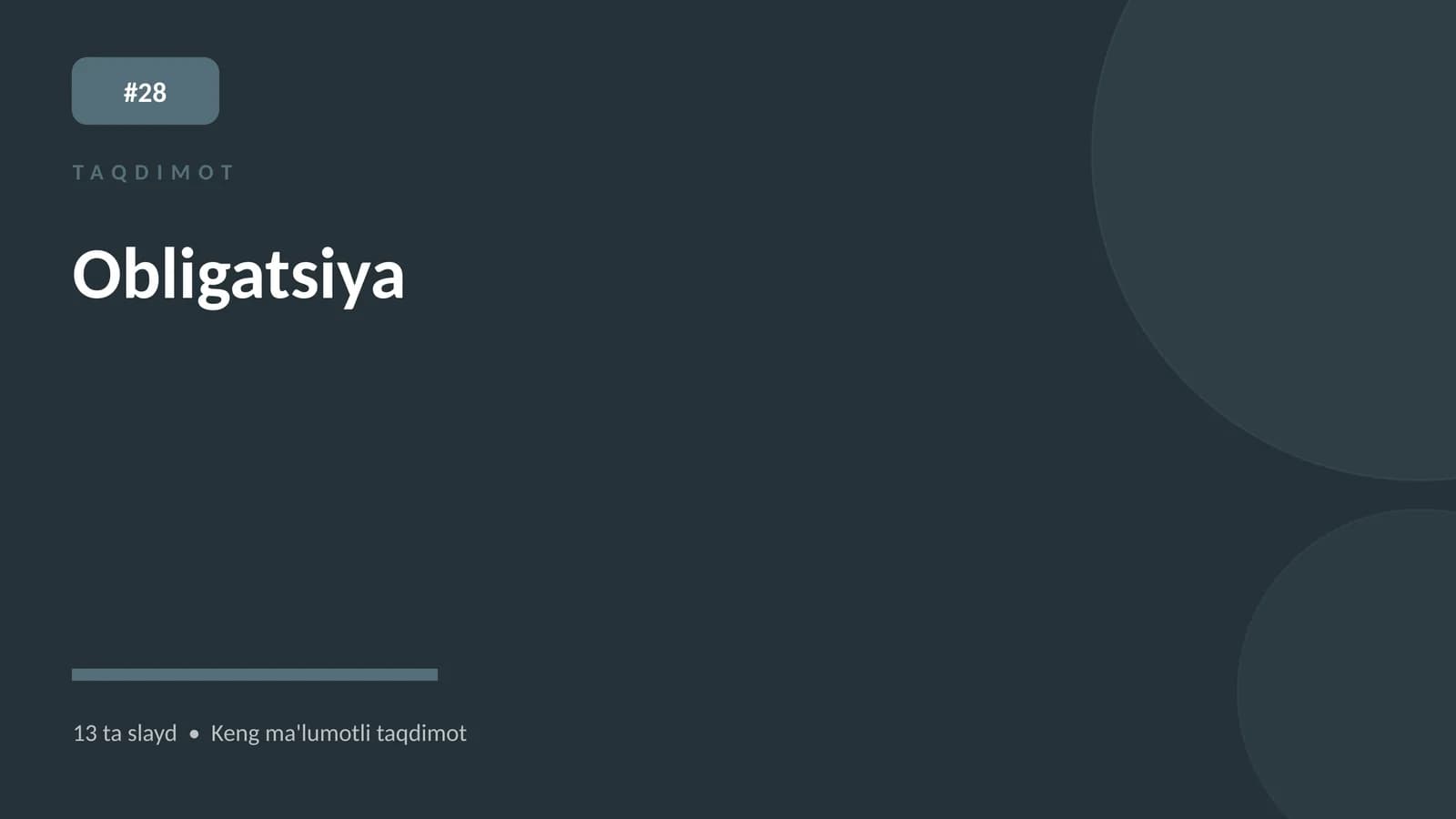 Obligatsiya