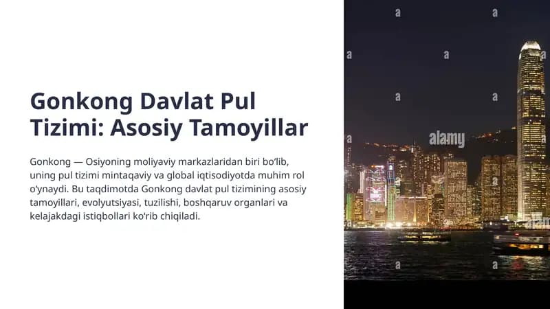 Gonkong Davlat Pul Tizimi: Asosiy Tamoyillar