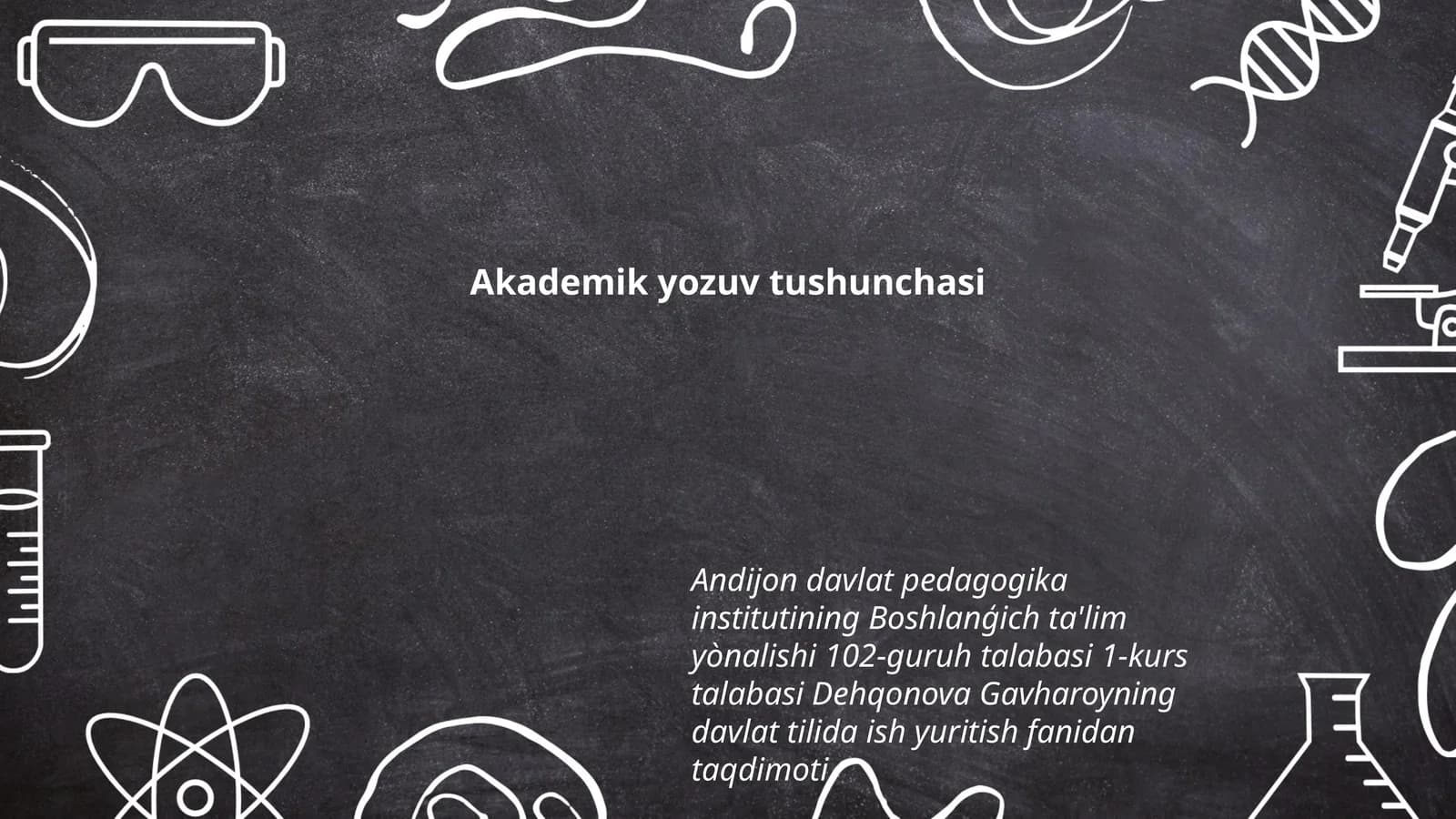Akademik yozuv tushunchasi