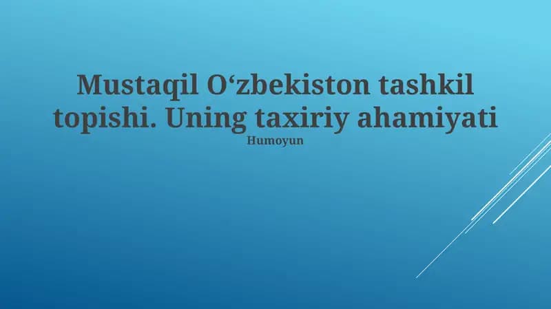 Sovet merosi O'zbekistonda
