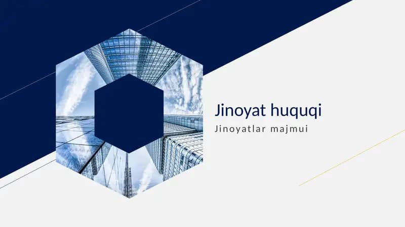 Jinoyatlar majmui