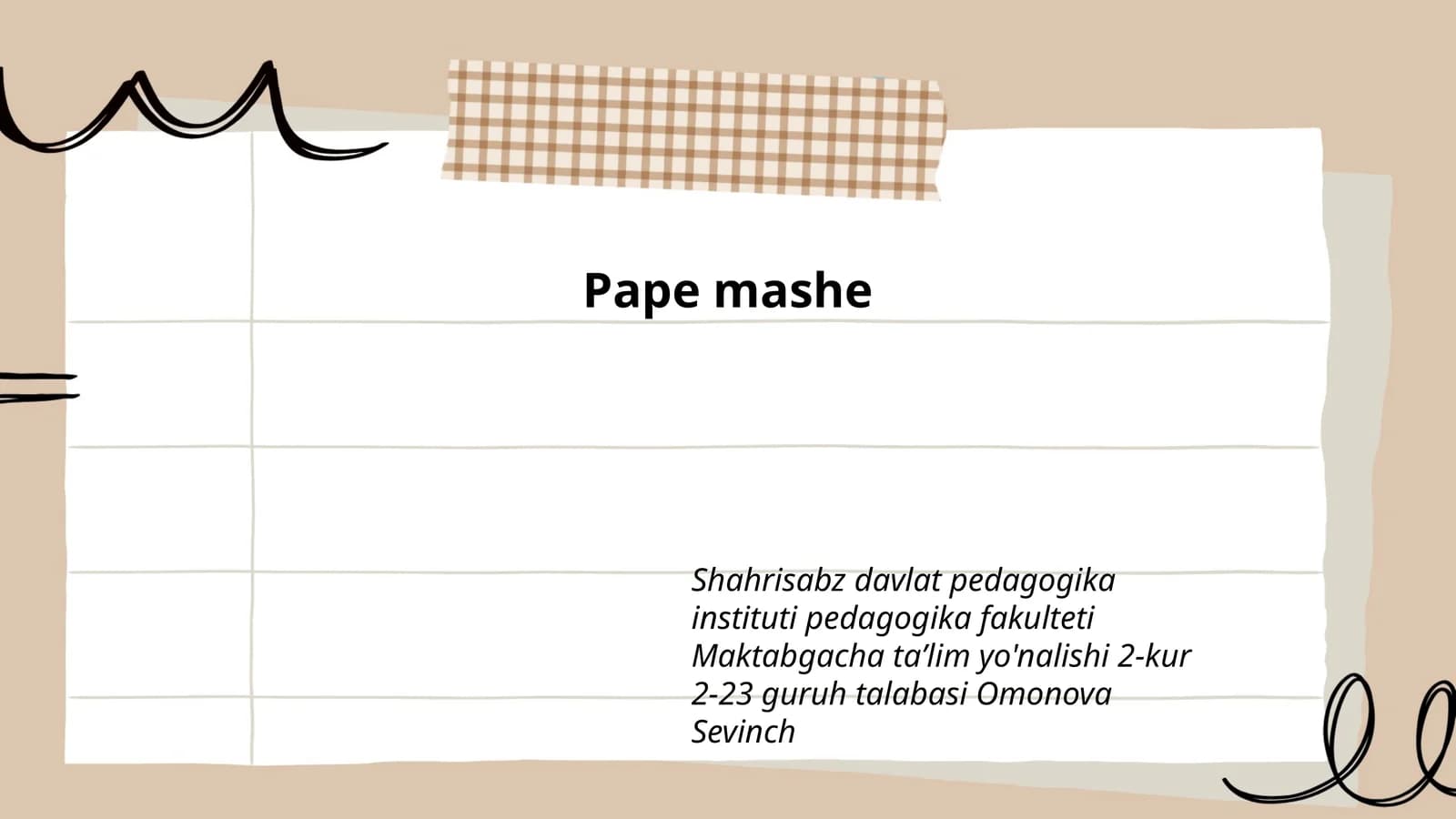 Papye-mashe san'ati tarixi
