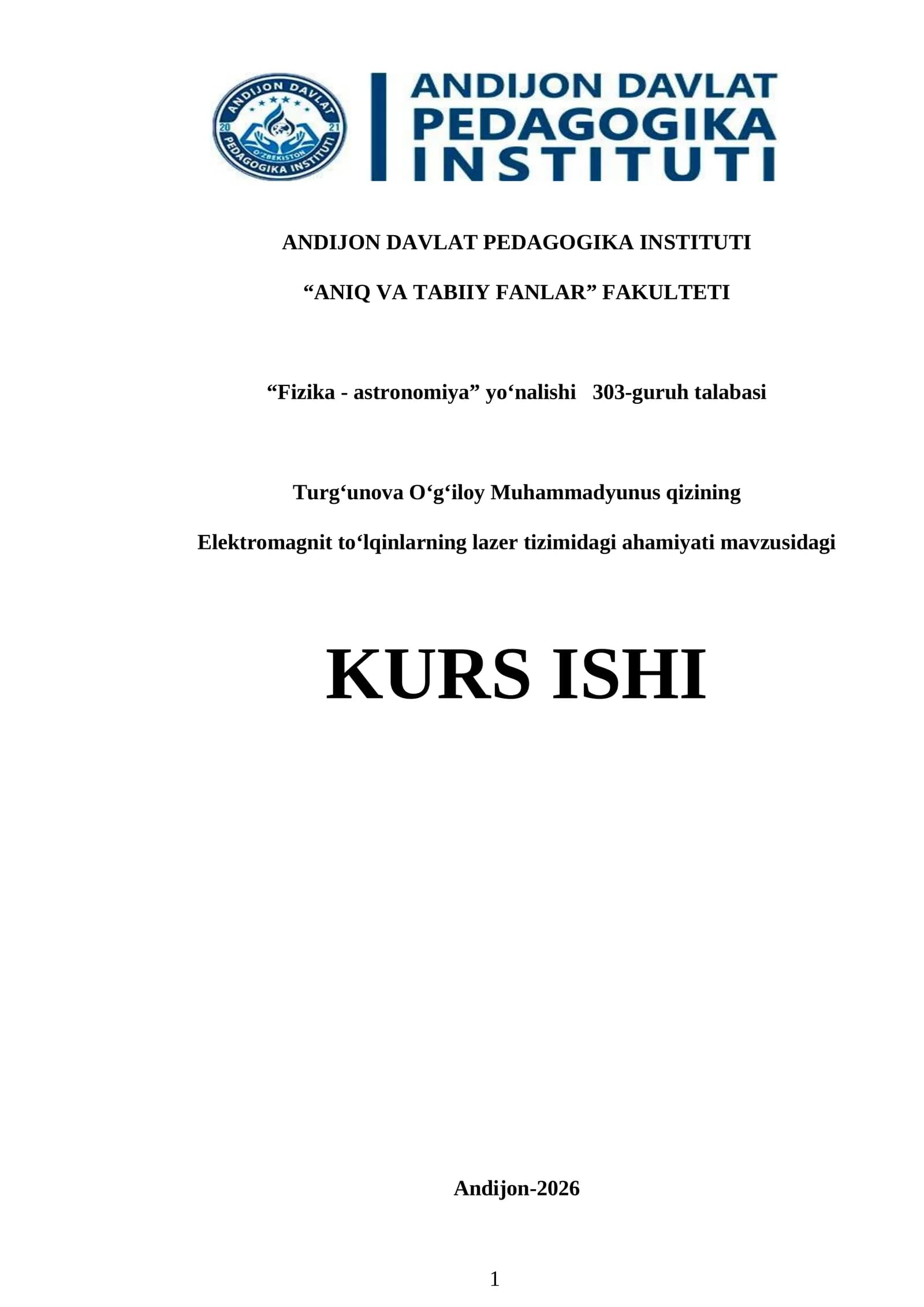 Elektromagnit to‘lqinlarning lazer tizimidagi ahamiyati.docx