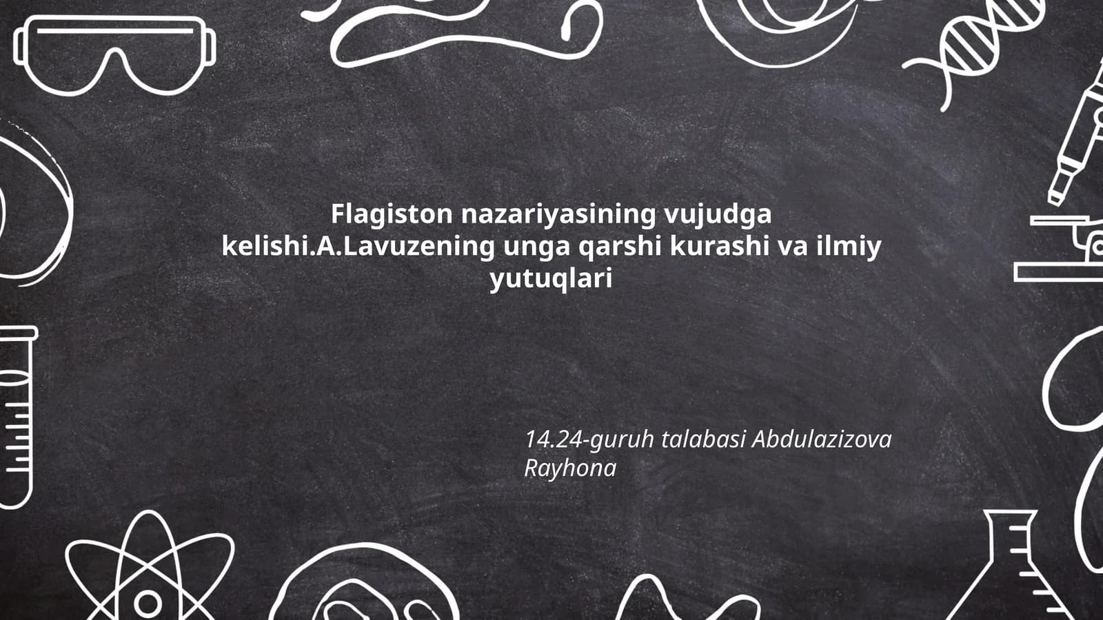 Flagiston nazariyasining vujudga kelishi