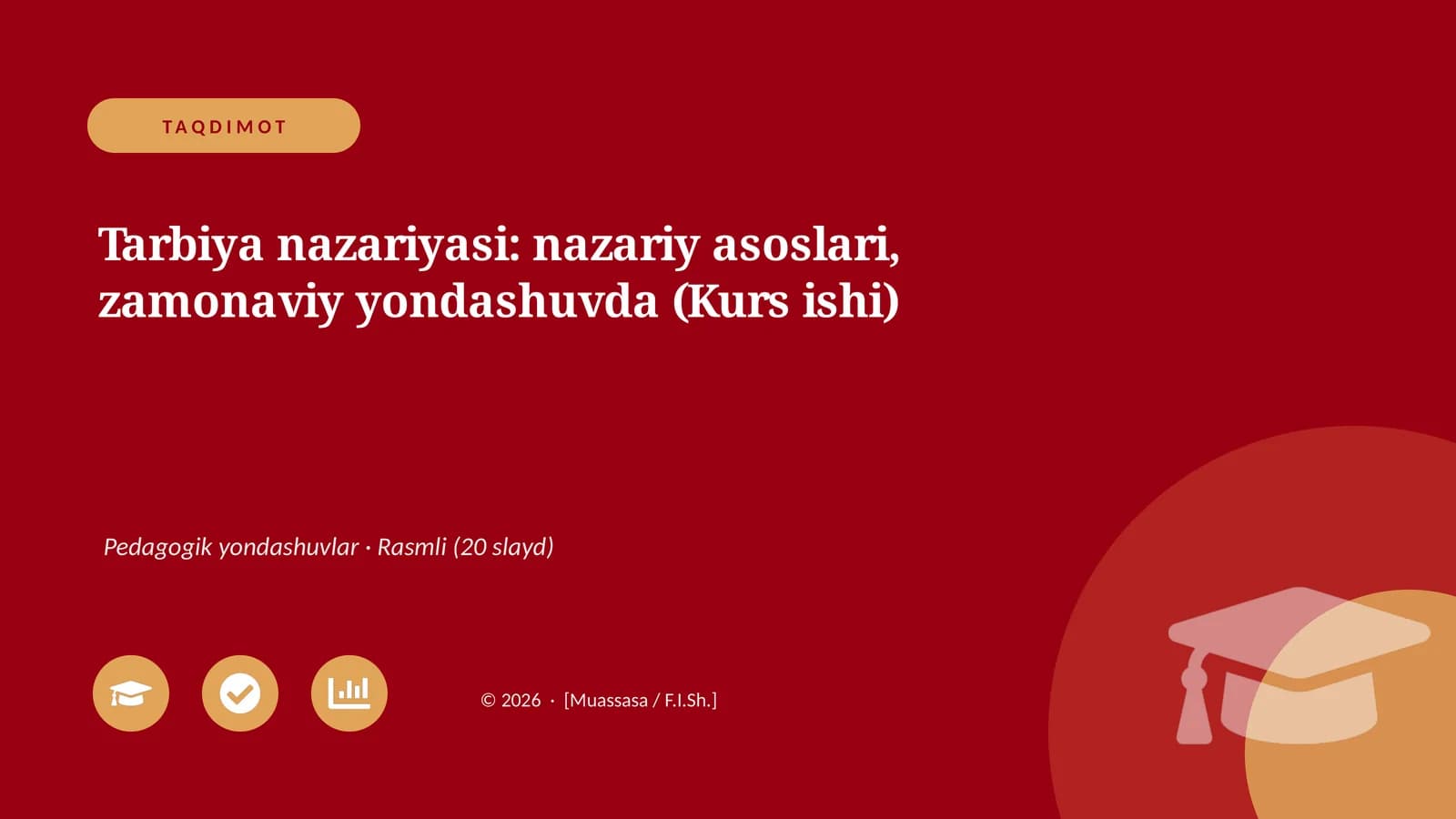 Tarbiya nazariyasi: nazariy asoslari, zamonaviy yondashuvda