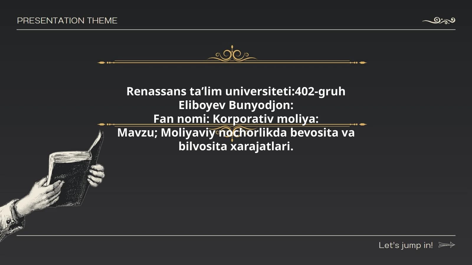 Korporativ moliya