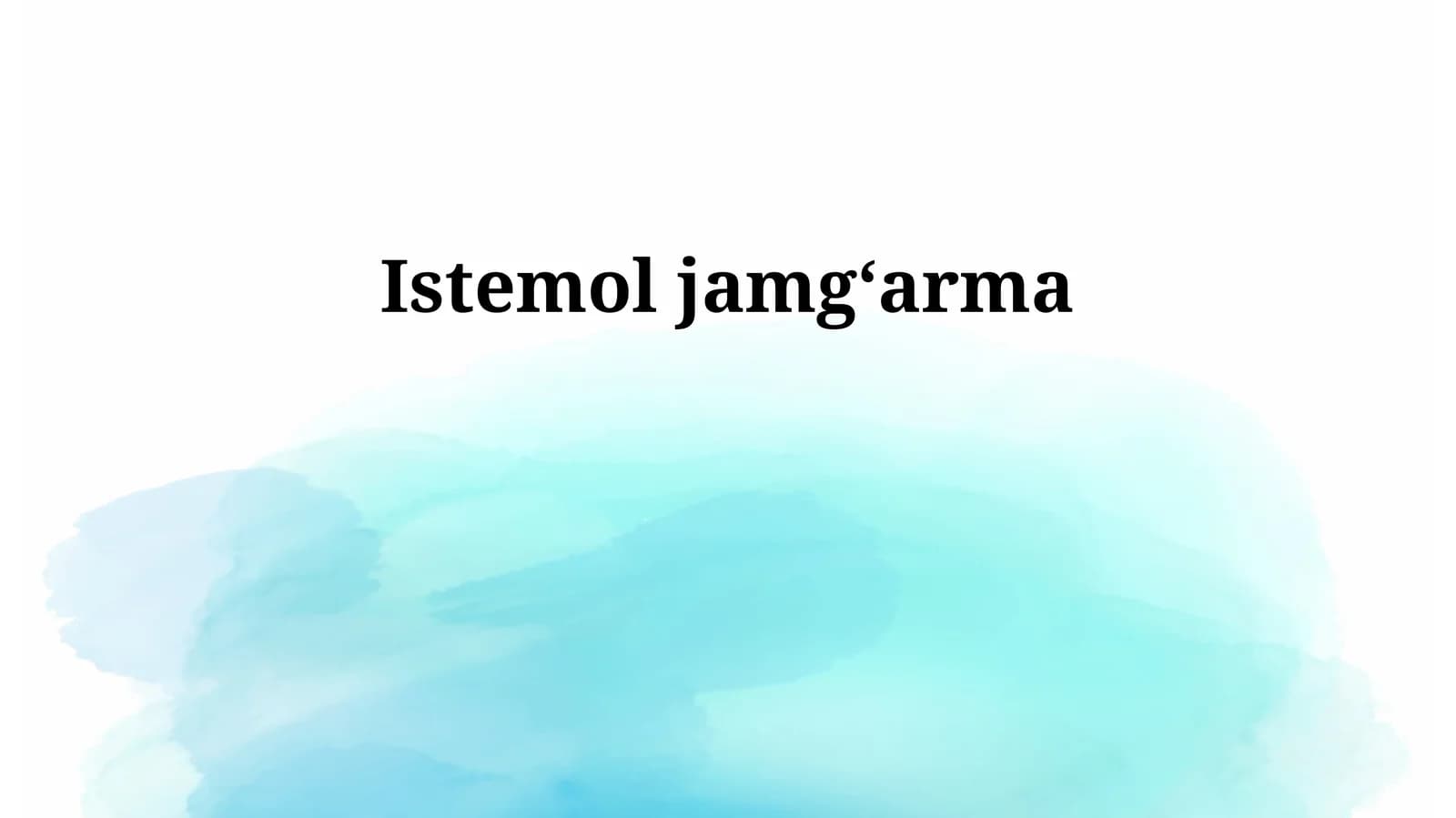 Istemol jamgʻarma