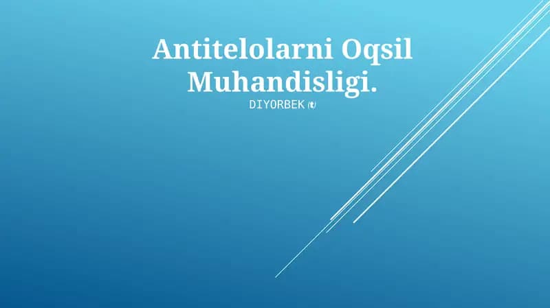Antitelolarni Oqsil Muhandisligi
