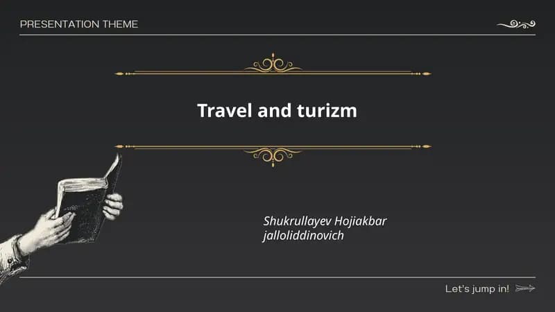 Travel and turizm