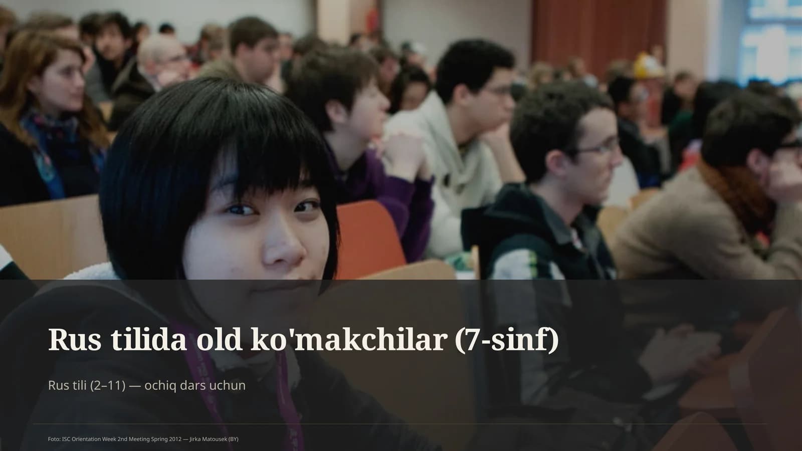 Rus tilida old ko'makchilar (7-sinf)
