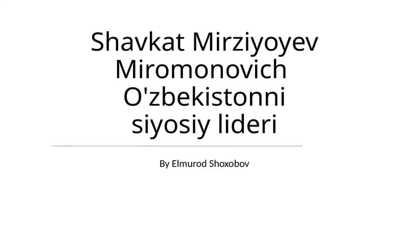 Iqtisodiy islohotlar