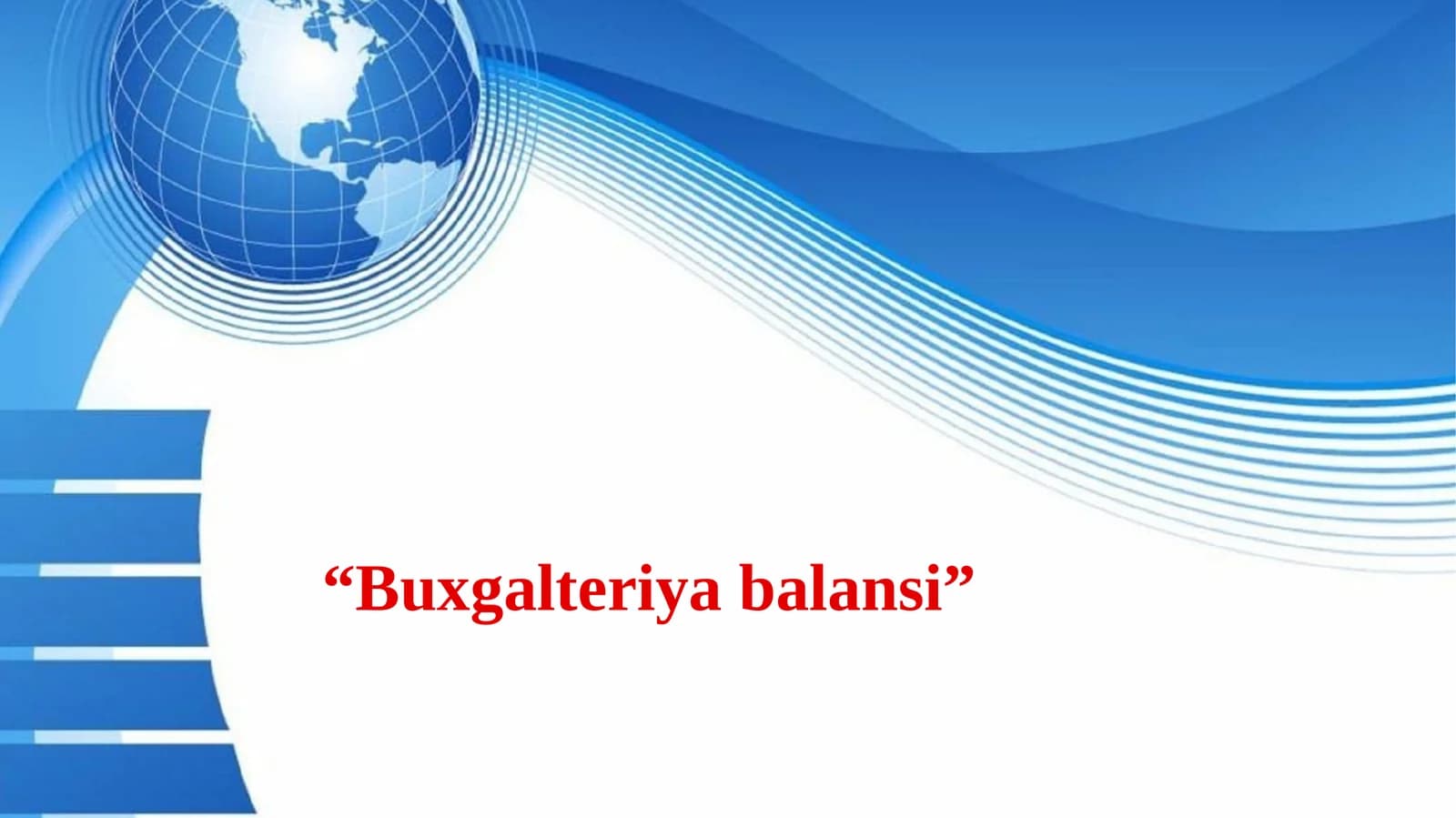 Buxgalteriya balansi