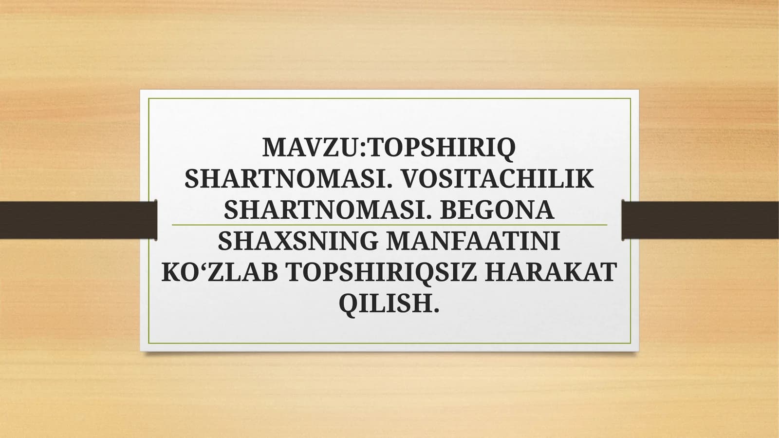 TOPSHIRIQ SHARTNOMASI