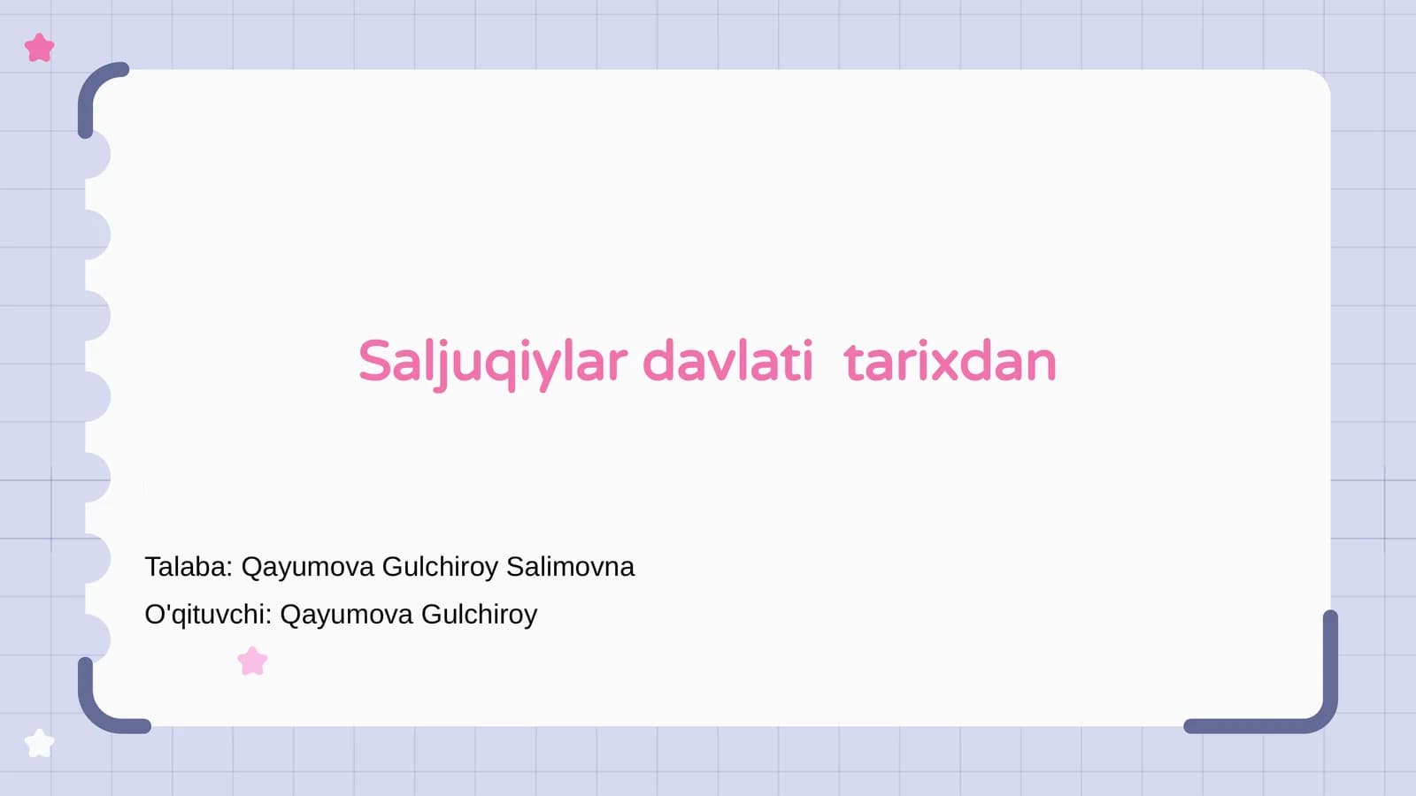 Saljuqiylar davlati tarixdan