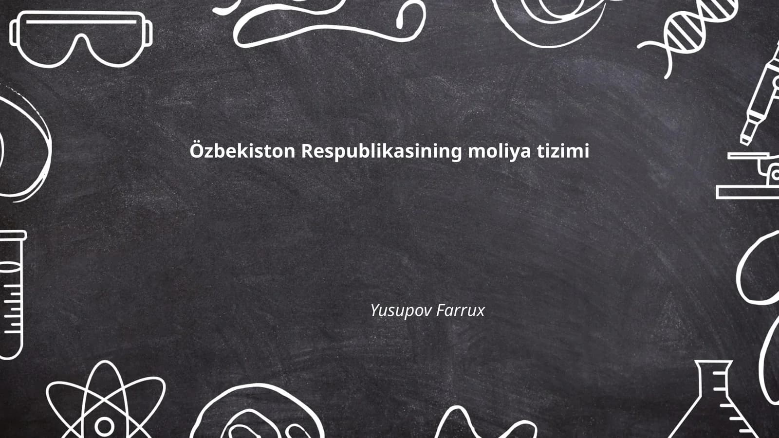 O'zbekiston Respublikasining moliya tizimi
