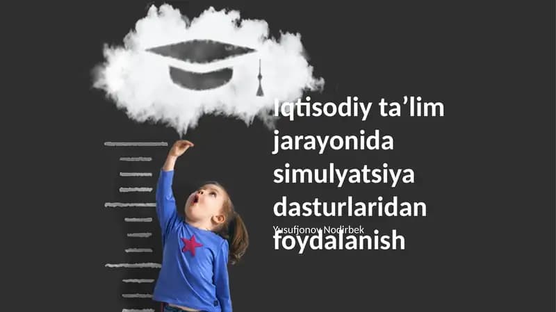 Simulyatsiya Dasturlaridan Foydalanish