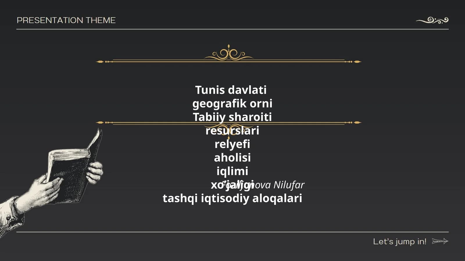 Tunis davlati geografik o'rni