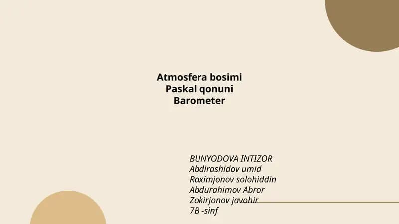 Atmosfera bosimi