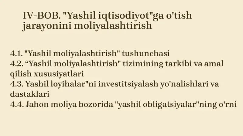 Yashil iqtisodiyot