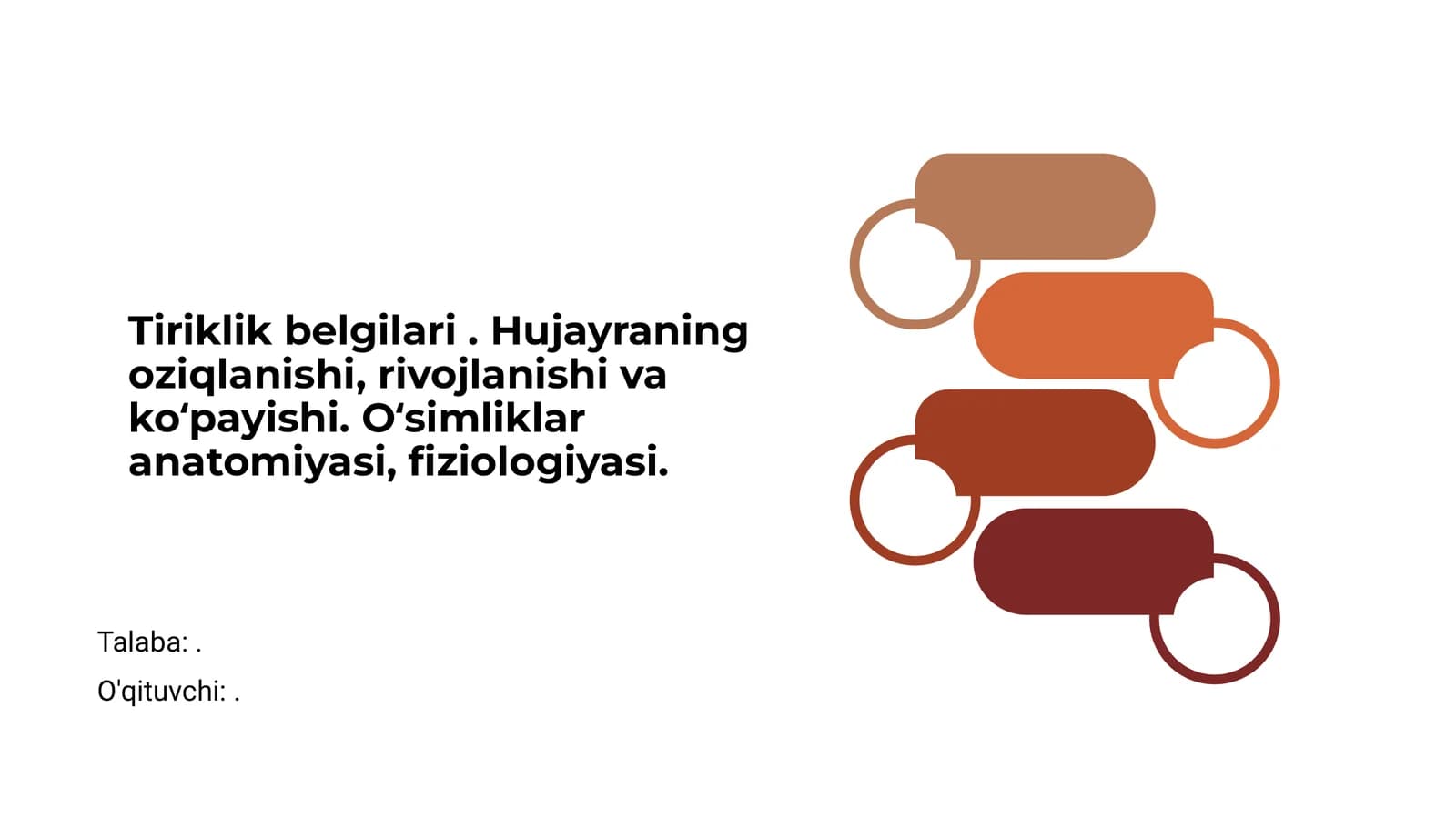 Tiriklik belgilari