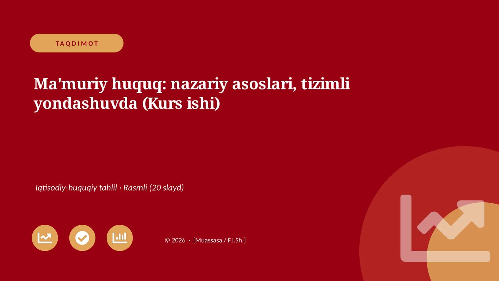 Ma'muriy huquq: nazariy asoslari, tizimli yondashuvda (Kurs ishi)