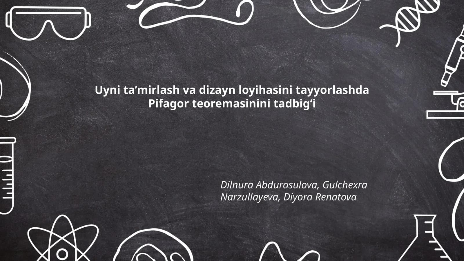 Pifagor teoremasini tadbig‘i